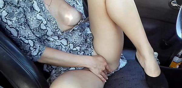 trendsCar enjoy. Russian beautiful girl. Sweet masturbation in car. Big tits. Big nipples. Kriss Wou